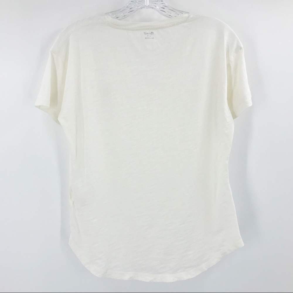 Madewell Whisper Cotton Crewneck Tee Peace Sign S - Picture 7 of 7